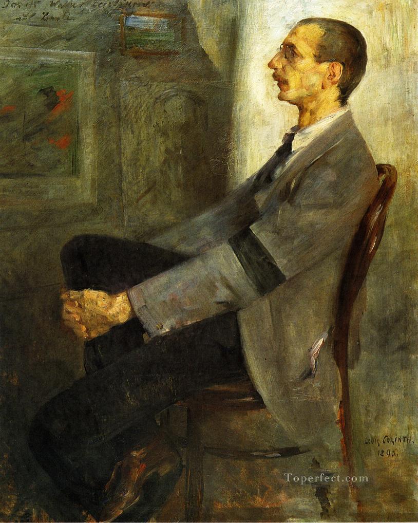 Portrait of the Painter Walter Leistilow Lovis Corinth Oil Paintings